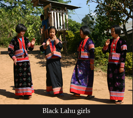 Black Lisu New Year dance